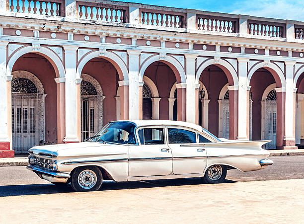 istock vintage car in Cuba 623712530