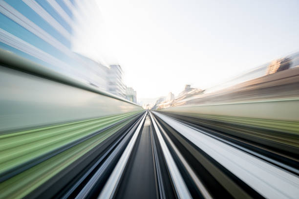 istock Speed motion in urban highway road tunnel 623713070