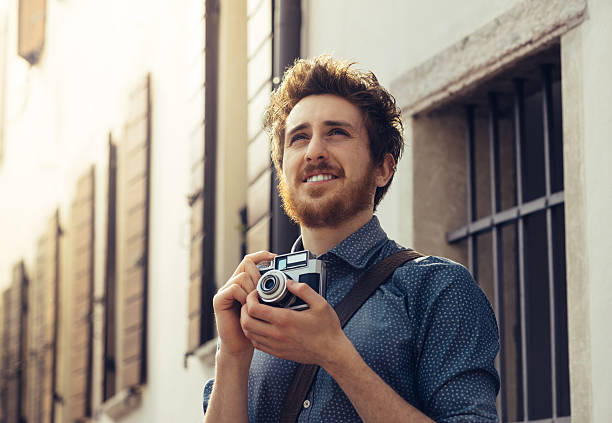 istock Vintage photojournalist 623713754