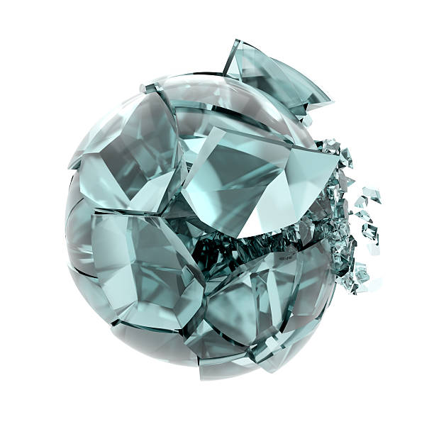 istock cracked transparent glass ball 623750942