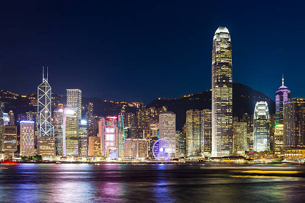 istock Hong Kong view from Victoria Harbour in the night 623752898