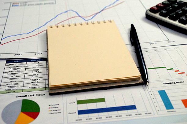 istock Financial and economic documents for the development of business 623766482