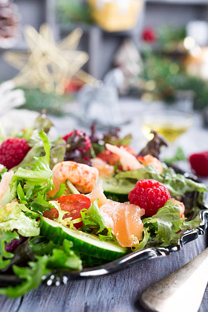 istock Fresh salad with smoked salmon 623766922