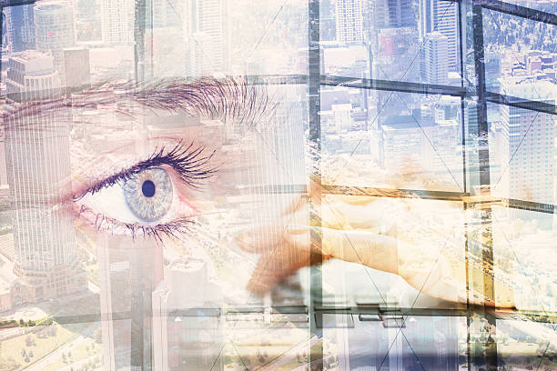 istock Eye looks to the future finance 623768684