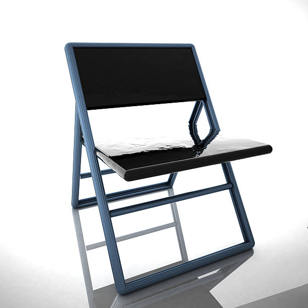 istock Chair for meeting room over white reflecting background 623771686