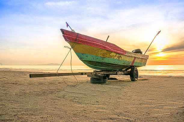 istock Fishing Boat at Sunrise 623772932