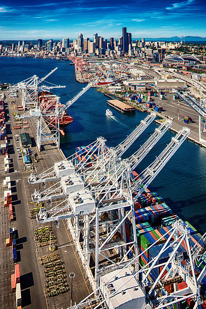 istock Seaport of Seattle Washington Aerial 623778876