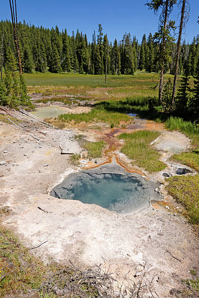 istock Colorful Thermal Pool in the Wilderness 623779984