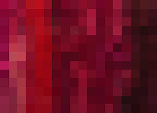 istock Mosaic Background, pixels background, magenta/red/burgundy gradation 623783624