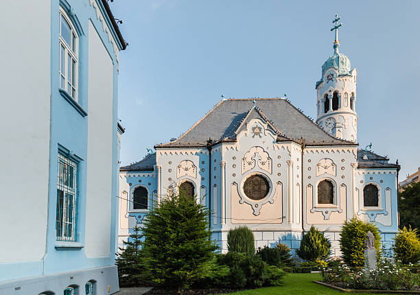 istock Blue Church in Bratislava, Slovakia 623784546