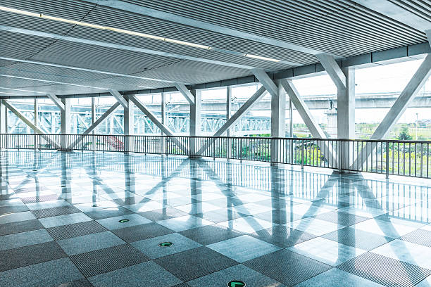 istock Empty Corridor Of modern airport 623822680