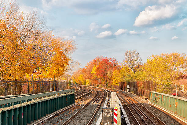 istock Fall at Sheepshead Bay Station - Brooklyn, New York City 623822776