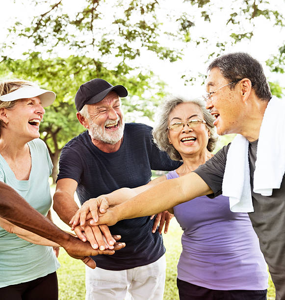 istock Joy Diverse Casual Elderly Retired Pensioner Active Concept 623823598