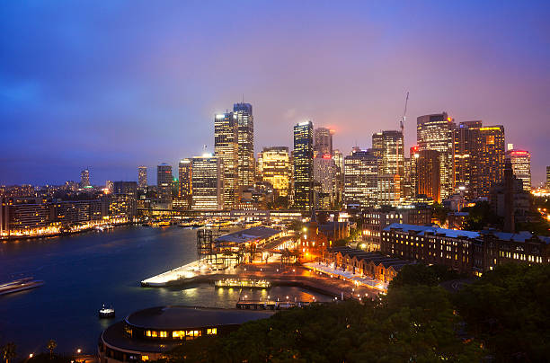 istock Sydney Cityscape at night 623826222
