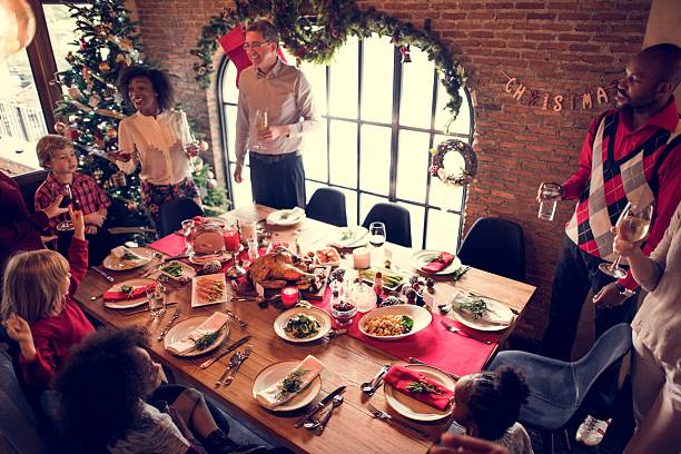 istock Family Together Christmas Celebration Concept 623827340