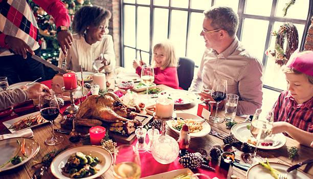 istock Family Together Christmas Celebration Concept 623827660