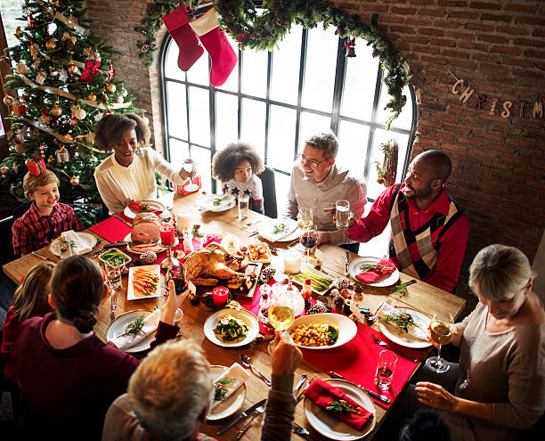 istock Family Together Christmas Celebration Concept 623827924