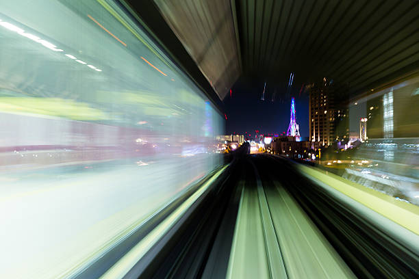 istock Blurred motion on the Subway in Tokyo 623828298