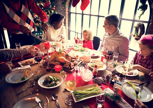 istock Family Together Christmas Celebration Concept 623844856
