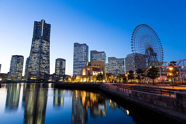 istock Yokohama city at night 623845302