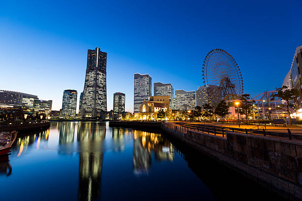 istock Yokohama city at night 623845340