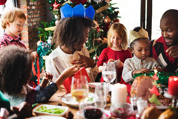 istock Family Together Christmas Celebration Concept 623845406