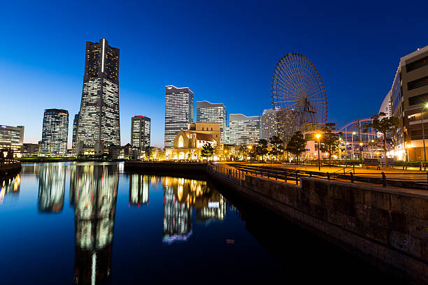 istock Yokohama city at night 623845502
