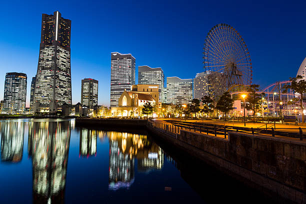 istock Yokohama city at night 623845524