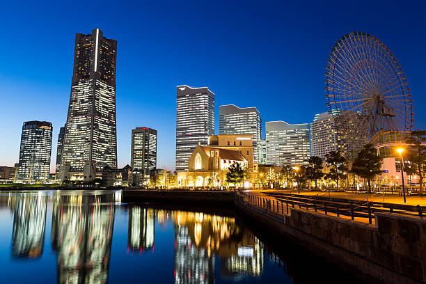 istock Yokohama city at night 623845540