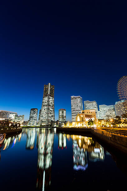 istock Yokohama city at night 623845668