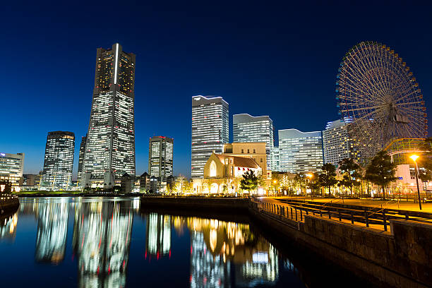 istock Yokohama city at night 623845760