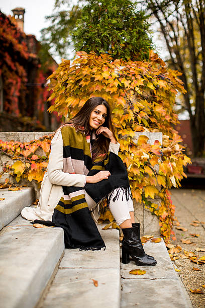 istock Young woman on stairs 623847406