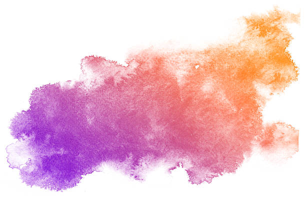Abstract purple watercolor background.