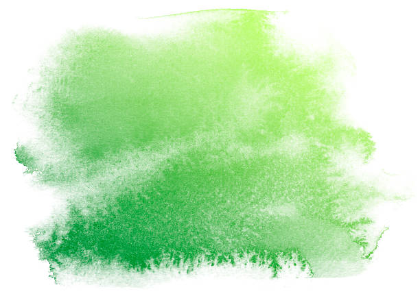 istock Abstract green watercolor background. 623859352