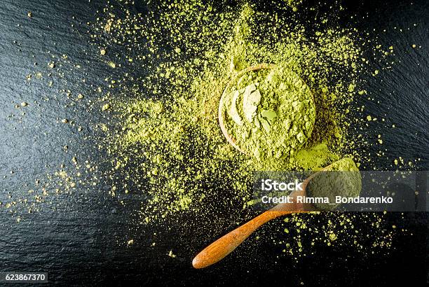 Traditional Japanese And Chinese Tea Matcha Stock Photo - Download Image Now - Green Tea, Herbal Medicine, Matcha Tea