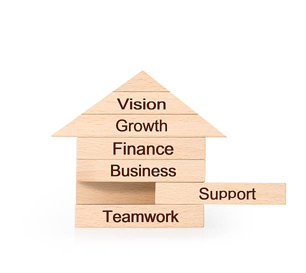 istock Model house wood form of  diagram 623867646