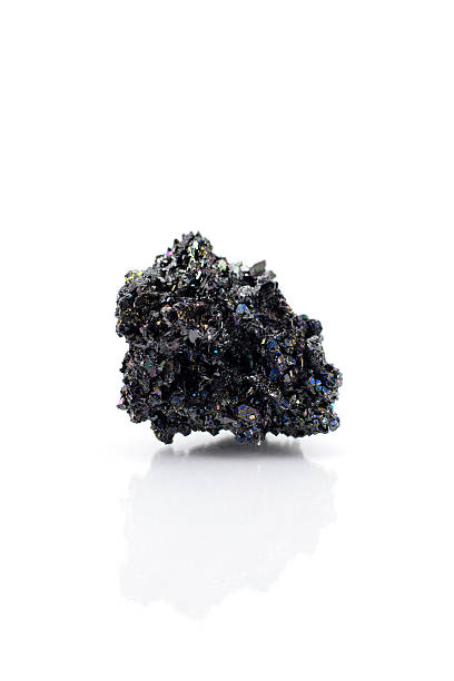 istock Black grenades. Mineral. Stone. On a white background 623869424