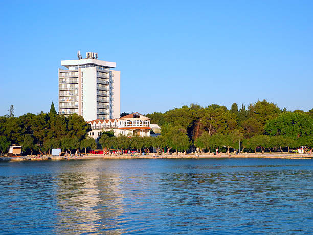 istock Beautiful beach Vodice, Croatia. 623881484