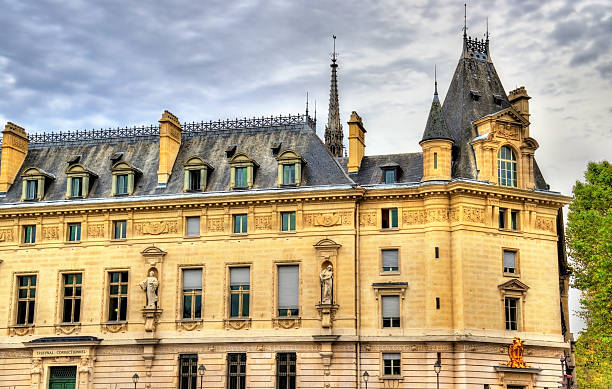 istock The Palais de Justice in Paris, France 623883412