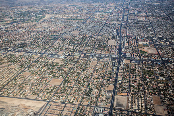 istock Las Vegas from the plane 623883688