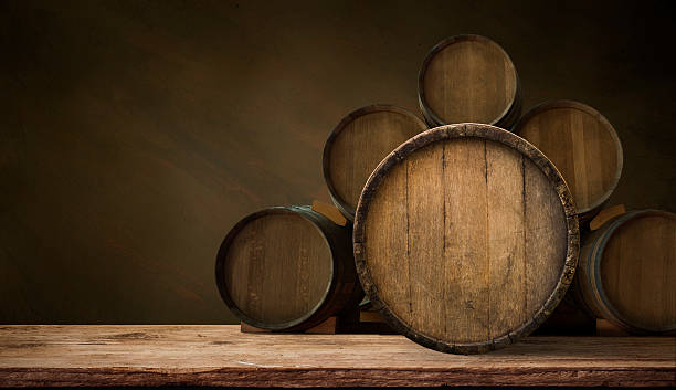 istock background of barrel wood, 623884842
