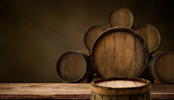 istock background of barrel wood, 623884996