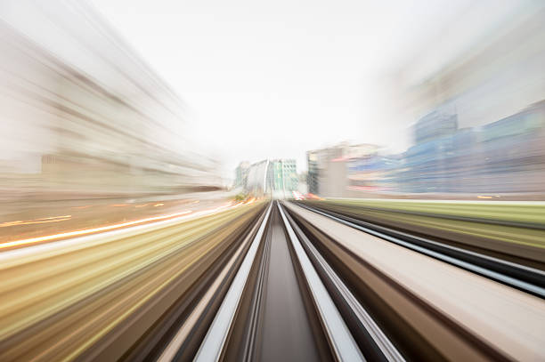 istock Speed motion in urban highway road tunnel 623901102