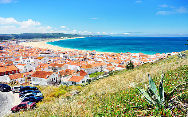 Panorama of Nazare, Portugal