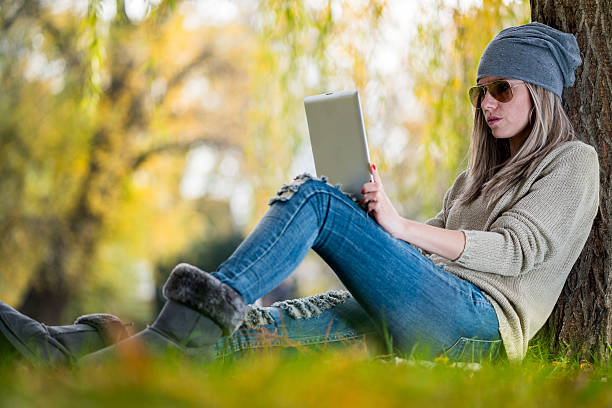 istock woman in the park 623912004