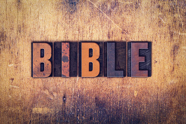 istock Bible Concept Wooden Letterpress Type 623912986