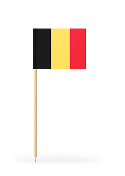 istock Small Flag of Belgium on a Toothpick 623919110