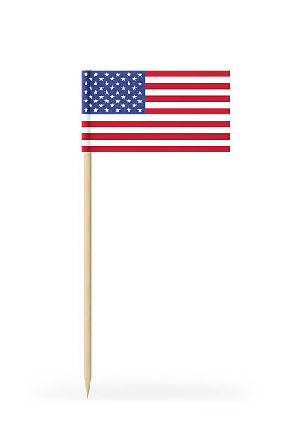 istock Small Flag of USA on a Toothpick 623919164