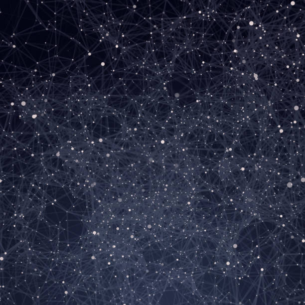 Abstract triangles space low poly. Dark background with connecting dots Abstract triangles space low poly. Dark background with connecting dots and lines. Light connection structure. Polygonal vector background. Futuristic hud. Night sky with stars. EPS10 waste dot stock illustrations
