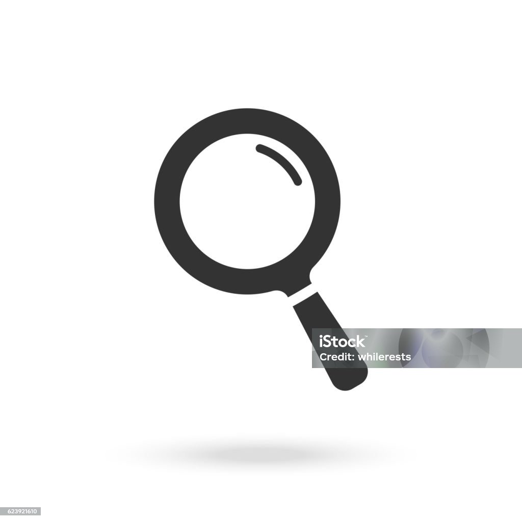 Magnifying glass icon. Search microscope. vector eps Magnifying glass icon. Search microscope. Magnifying glass vector eps 10 Icon Symbol stock vector